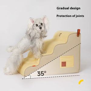 HOOPET Abnehmbare und wasch bare Hunde leiter Ältere Nachttisch leiter mit Slope Step Zubehör für Haustiere Haustier betten & Zubehör - Product Image 2