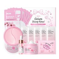 LAIKOU OEM/ODM/OBM Sérum et Crème Visage Anti-Âge Éclaircissants et Hydratants à la Sakura avec Ingrédients à la Niacinamide – Coffret Soin de la Peau