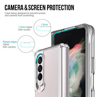 Coque arrière multifonction pour Samsung Galaxy Z Fold 4 7 5 6, compatible avec les modèles Z3 et Z2, originale