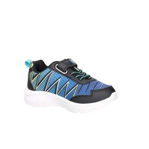 Baskets Sonic pour enfants, bleu et noir, fermeture Velcro, chaussures épaisses - Product Image 6