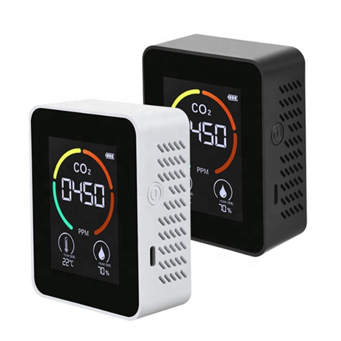 Детектор углекислого газа NDIR, умный мини-анализатор уровня кислорода в воздухе, с цветным экраном