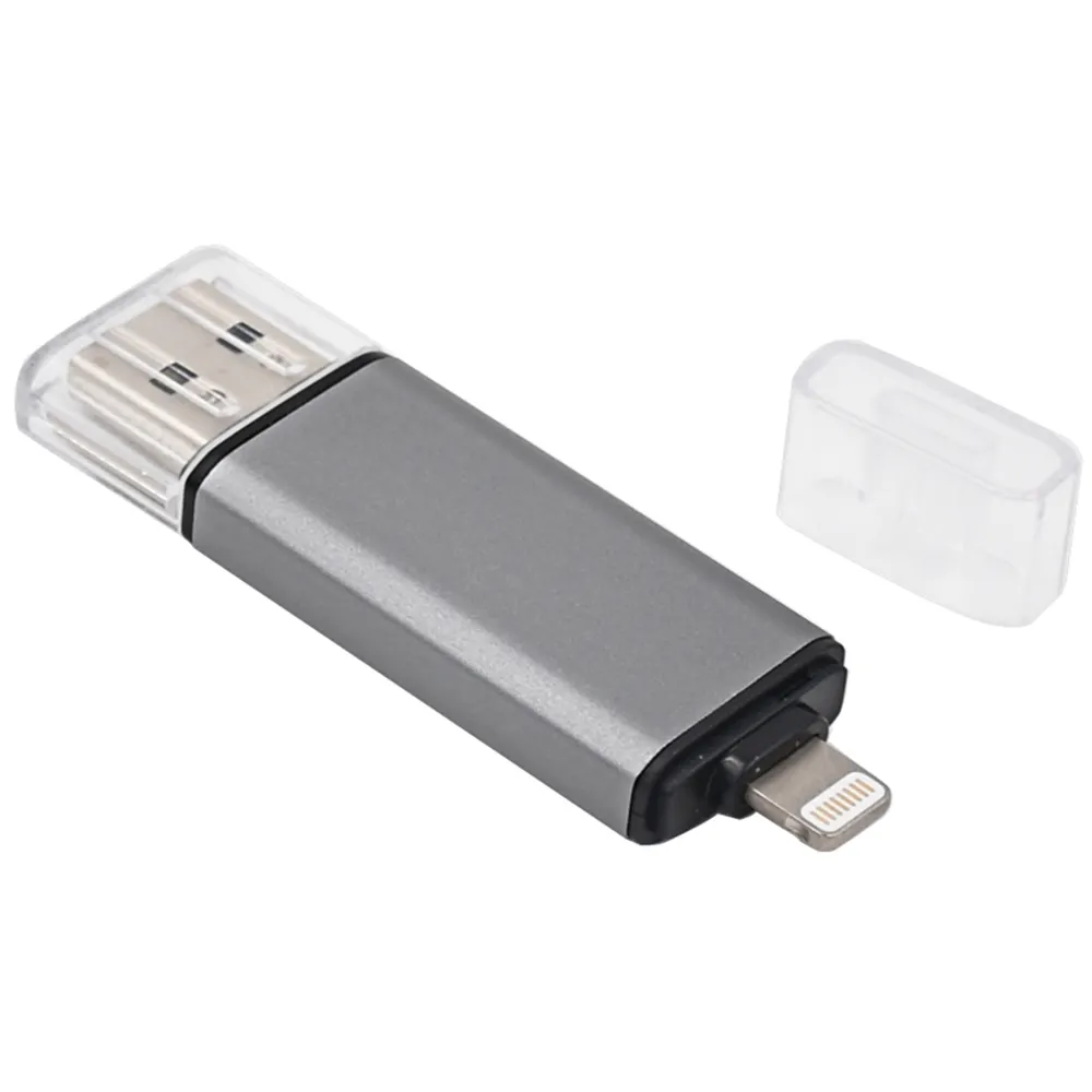 TOPDISK 2021 ID103 Dual OTG USB3.0 Flash Memory Drive for iPhone and iPad 256GB Pendrive