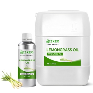 レモングラス植物エッセンシャルオイル皮毛アロマセラピーオイル100% 純粋なレモングラス植物オイル蚊忌避剤 - Product Image 1