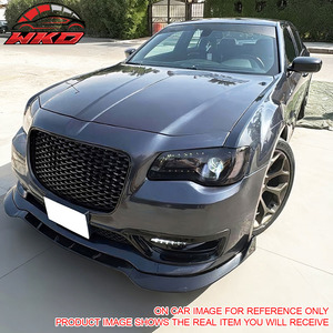 Spoiler de pare-chocs avant style SRT pour Chrysler 300 15-23, en ABS, effet fibre de carbone, accessoire extérieur de haute qualité - Product Image 2