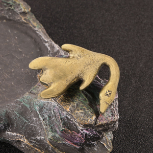 Beijing Roast Duck Kreative Messing Ornament Antik-Stil Distressed Messing dekorative Stück Fabrik Großhandel - Product Image 3