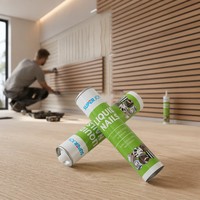 Meilleur mastic silicone à haute viscosité à séchage rapide pour la construction de colle à haute adhérence pour PVC WPC Panneau mural uv utilisation de feuille de marbre