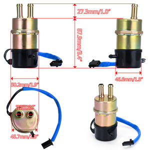 PQYRACING Bomba de combustible para motocicleta DZB11-P, pieza de repuesto para compartimento del motor de metal para Honda VT700C VT750C - Product Image 4