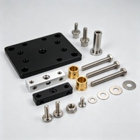 Plaque de fixation usinée CNC sur mesure, rivets, goujons, pièces de quincaillerie de précision, fabricant OEM