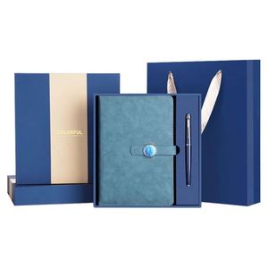 ชุดสมุดบันทึกไดอารี่ A5 แบบกำหนดเองสำหรับองค์กร พร้อมปากกาและ USB ของขวัญธุรกิจ  ชุดของขวัญสมุดบันทึกหนัง PU ปรับแต่งได้ - Product Image 3
