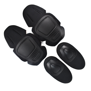 Ensemble de protections tactiques en nylon Molle pour genoux et coudes, sans sangle, <span class=keywords><strong>protection</strong></span> extérieure, équipement d'entraînement quatre pièces pour hommes, pour la pratique du cyclisme et le genouillage - Product Image 3
