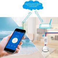 Interrupteur intelligent WiFi Tuya Smart Home Tuya IOT 10A AC 90-250V Blanc SCW NF101 Contrôle vocal Alexa Google Home Interrupteur disjoncteur