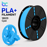 Filamento PLA+ Becreative, Fabricante OEM, Color Personalizado, Material de Impresión 3D, Diámetro de 1.75 mm, Impresión a 205-215°C, Impresoras 3D