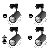 Lampu Sorot LED Komersial 35W 3325lm dengan Driver Terintegrasi, Kabel 2/3/4-Wire, Bersertifikasi CE LVD SAA untuk Lorong Supermarket