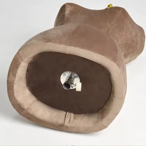 Женское платье в нигерийском стиле, манекен: сексуальная девушка с большими бедрами, бюст, пышные женские торс, BBL, половина тела, Золотая подставка - Product Image 5