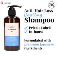 Shampoing Rafraîchissant au Menthol Anti-Chute OEM Marque Privée Menthe Croissance Capillaire Soin du Cuir Chevelu Cheveux Affinés Renforcement Trèfle Rouge