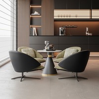 Fauteuil simple minimaliste moderne nordique, chaise longue asymétrique, revêtement en cuir, pour salon, villa, appartement