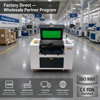Máquina de grabado láser de CO2 de alta precisión 7050 - Refrigeración por agua, control Ruida CNC, madera, vidrio, no metal.