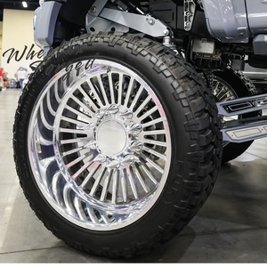 Rines Monobloque Forjados Personalizados 22x12 24x14 24x16 26x16 26x14 30x16 para Silverado 2500 HD F250 Sierra 2500HD - Product Image 3