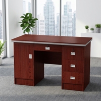 Bureaux d'ordinateur modernes en bois pour dirigeants, PDG, avec tiroirs, ensemble de meubles de bureau, personnalisation d'usine, vente en gros