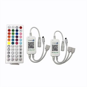 Buletooh Wireless 32ft Smart 5050 RGB Multi Color Music Sync Flexible Waterproof with Remote and Power <strong>Adapter</strong> <strong>LED</strong> <strong>Strip</strong> Light - Product Image 4