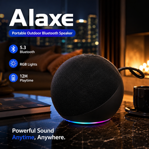 Haut-parleur intelligent compatible Alexa, haut-parleur portable sans fil RGB 5.3, mini enceinte étanche pour le camping et les voyages - Product Image 4