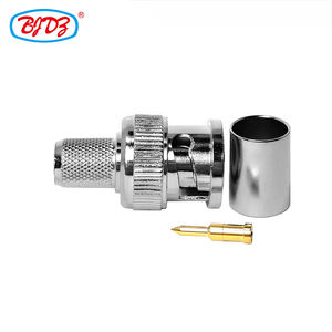 Bncオスrg6ピンチューブプラグRF同軸ケーブルBNCコネクタ - Product Image 5