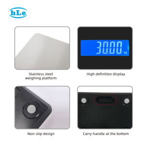 고정밀 대형 200kg/440lb 우편용 저울, 산업용 소포 배송 플랫폼 디지털 스테인리스 스틸 저울 - Product Image 5
