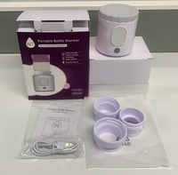 Chauffe-biberon portable OEM 9000 mAh rechargeable USB, appareil de chauffe-lait de voyage, fournisseur ABS