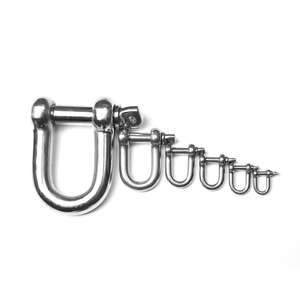 Thép Không Gỉ Hình Dạng D Còng Dưới Cho Chuỗi Wirerope Nâng Cắm Trại Ngoài Trời Survival Rope Vòng Đeo Tay - Product Image 2