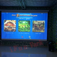 Simulateur de tir au pistolet chasse 20 jeux 150 "écran projecteur 4 joueurs jeu vidéo d'arcade Mahine