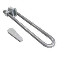Pince à cale de fixation en aluminium, lot de 2 pièces, pince UT ajustable, pour fixer au dessus de ligne électrique, accessoires