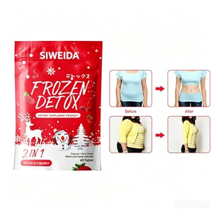 Frozen Detox Fiberry 2in1 Gélules Végétales Garcinia Cambogia Fibre Nettoyage Perte Poids Minceur Brûle <span class=keywords><strong>Graisse</strong></span> Métabolisme - Product Image 2