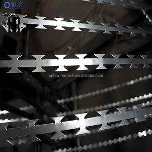 Alambre de Acero Galvanizado en Caliente para Cercas, Alambre de Púas de <span class=keywords><strong>Doble</strong></span> Hilo Tipo <span class=keywords><strong>Concertina</strong></span> BTO22, Grosor de 0.5mm, Precios Bajos - Product Image 3