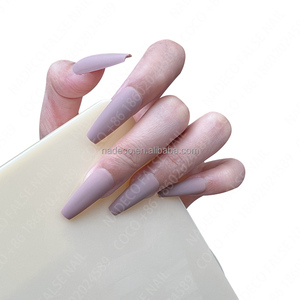 Cercueil Naturel <span class=keywords><strong>Faux</strong></span> <span class=keywords><strong>Ongles</strong></span> Artificiels Couverture Complète <span class=keywords><strong>Ongles</strong></span> Look Quotidien Capsule Gel X Couleur <span class=keywords><strong>Ongles</strong></span> Conseils <span class=keywords><strong>Prix</strong></span> de Gros - Product Image 2