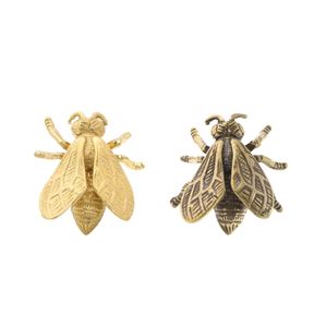 Retro Crafts Bee Messing Tür knauf Kleider schrank Schrank Türgriff Insekten Metall haken - Product Image 5