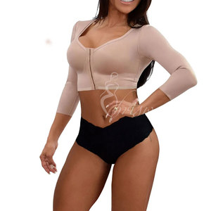 <strong>Bra</strong> <strong>with</strong> Pre-molded Cups and Sleeves Fajas <strong>Colombian</strong> Firm Body Shapers Reducing and Shaping <strong>Girdles</strong> for Women Post Surgery - Product Image 2