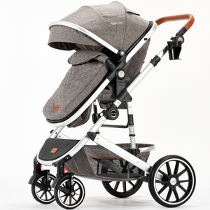 ई-कॉमर्स प्लेटफॉर्म पर हॉट-सेलिंग उत्पाद लिनन बेबी स्टलर एडजस्टेबल बेबी कैरिज कार सीट के साथ सो रही है - Product Image 4