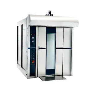 Atar 16 Trays Electric Rotary Rack Oven bread making machine hot air rotary oven for bakery High Quality