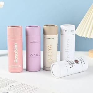 Customized eco-friend cosmetic packaging cylinder box, suitable for perfume,candle, facecream and beauty product - Product Image 6