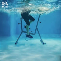 Machine de cyclisme sous-marine professionnelle pour l'extérieur |   Cadre en acier inoxydable 304 durable, pédales antidérapantes, base stable |   Piscine