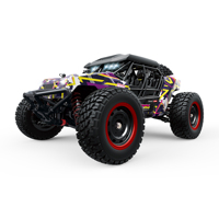 Voiture RC haute vitesse 70 km/h, échelle 1/16, 2,4 G, 4 roues motrices, course tout-terrain, gros pneus, camion RC sans balais