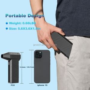 Jarvis Mini <b>Portable</b> Fan Wearable Air Blower Gun for <b>Car</b> Cleaning Dries <b>Cars</b> Wearable Fans Pistola De Aire - Product Image 6