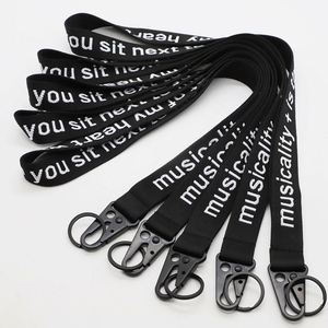 Fashion Heavy Duty Woven Jacquard <b>Lanyard</b> Custom Logo Keychain Strap Music Event Artist Id Badge <b>Lanyard</b> - Product Image 1