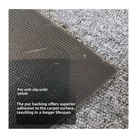 Dalles de moquette tuftées ignifuges en nylon 6 durables HJ Wholesale, 50x50cm, pour bureaux et espaces de travail commerciaux