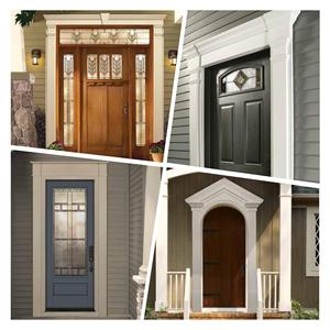 Fresado decorativo de poliuretano de alta densidad OEM de China con ajuste de arco redondo a precio de fábrica con flancos - Product Image 4