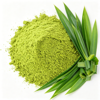 Poudre de feuilles de Pandan biologique de haute qualité, feuilles très vertes uniquement, poudre de Pandan lyophilisée, matière première de qualité alimentaire