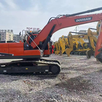 Excavatrice DOOSAN d'occasion de haute qualité, modèle DX225, économique en carburant, cabine confortable, DX225LCA, DX 225, 22 tonnes, 22,5 tonnes, 22T, 22,5T