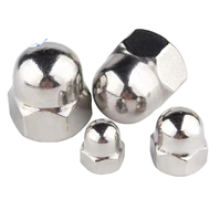 M3-M24 UNC UNF 304 316 Stainless Steel Acorn Nut Left Right Hand Coarse Fine Thread Plain Dome Cap Nut Fasteners