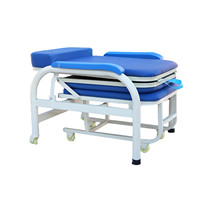 Chaise d'Accompagnement Médicale Pliante Mobile pour Hôpital Sillon De Acompanamiento Medico Hospitalario Mobilier Hospitalier