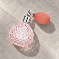Vente en gros de flacons vaporisateurs de parfum en verre rond vintage de 100 ml avec bulbe à presser pour l'emballage de parfums